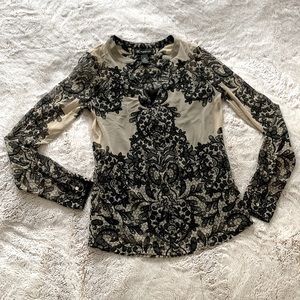 INC lace blouse with cami
